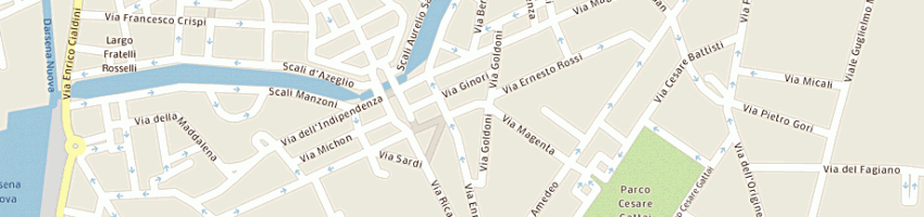 Mappa della impresa bizzi aldo a LIVORNO
