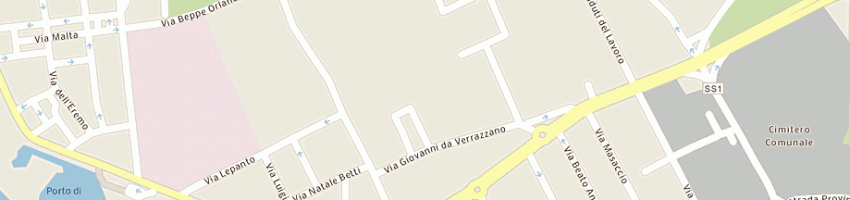 Mappa della impresa simoncini simone a LIVORNO