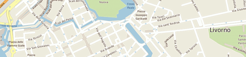 Mappa della impresa belardi arredamenti srl a LIVORNO