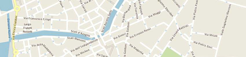 Mappa della impresa gnesi claudio a LIVORNO