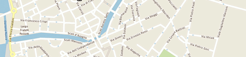 Mappa della impresa centro ottico livornese di villani cristina a LIVORNO
