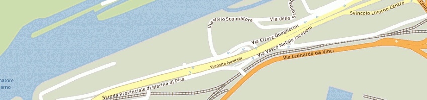 Mappa della impresa costieri d'alesio spa a LIVORNO