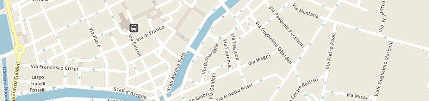Mappa della impresa bar davide di militoni umbra e c sas a LIVORNO