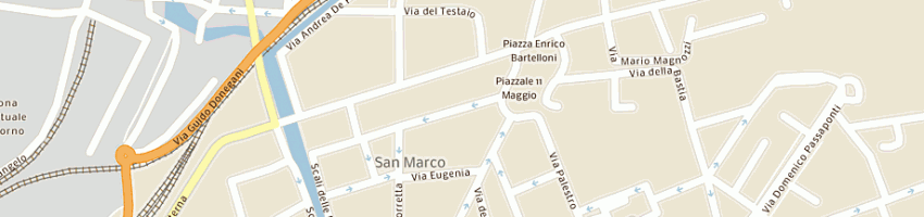 Mappa della impresa tecnosteel 2000 srl a LIVORNO