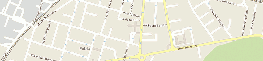 Mappa della impresa coman a PARMA