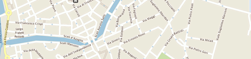 Mappa della impresa ristorante la grotta da antonio a LIVORNO