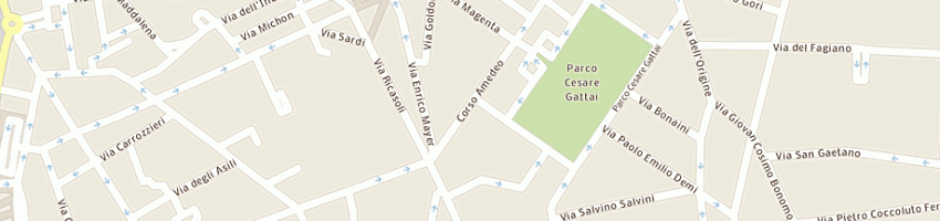 Mappa della impresa galli angela a LIVORNO