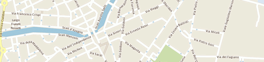 Mappa della impresa cooperativa sociale gioco-citta' soccooparl a LIVORNO