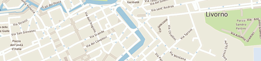 Mappa della impresa giraldi arch fabrizio studio tecnico a LIVORNO
