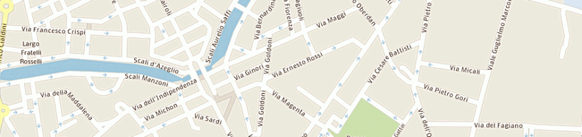Mappa della impresa abc nursery centro per l'infanzia di ottley julie a LIVORNO