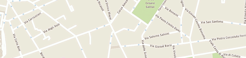 Mappa della impresa livorno nouvelles frontieres cooparl a LIVORNO