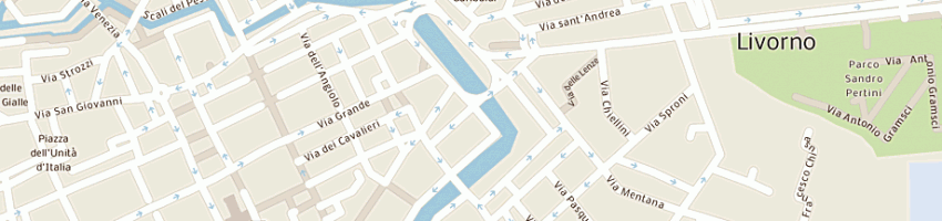 Mappa della impresa perelli dino a LIVORNO