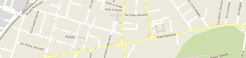 Mappa della impresa vonghia giuseppe a PARMA