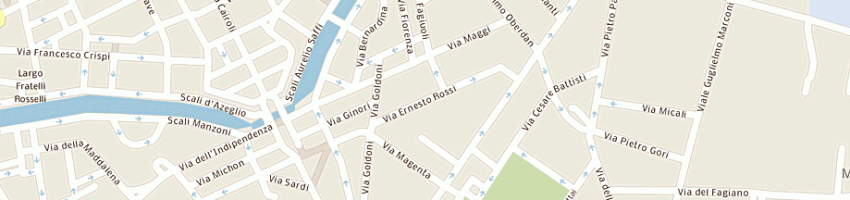 Mappa della impresa fantini maria maddalena a LIVORNO