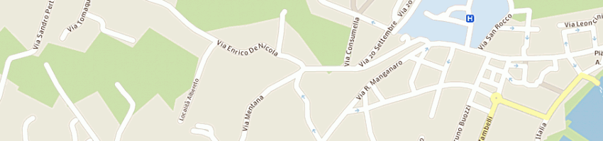 Mappa della impresa falegnameria bacci fabio a PORTOFERRAIO