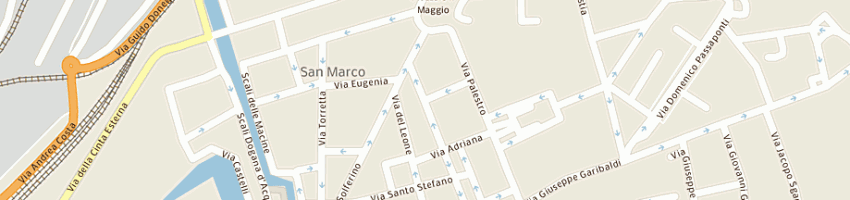 Mappa della impresa scuole comunali - nidi d'infanzia a LIVORNO
