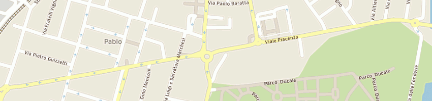 Mappa della impresa warp snc di delsante fabio e c a PARMA