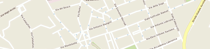 Mappa della impresa il grifone antichita' di lena anita a LIVORNO