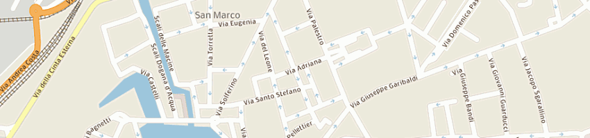 Mappa della impresa aquilini dino e fabio sdf a LIVORNO