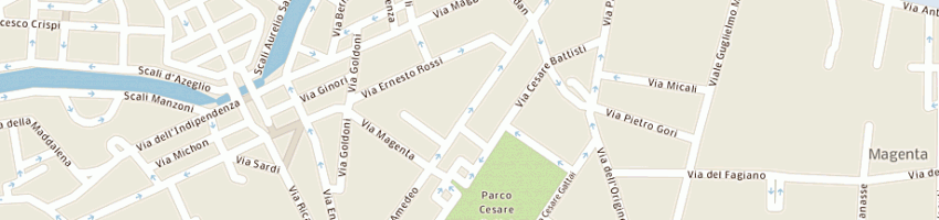 Mappa della impresa micheli pier luigi a LIVORNO