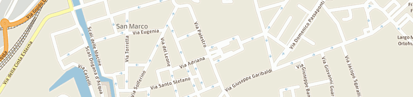 Mappa della impresa poddighe cinzia a LIVORNO