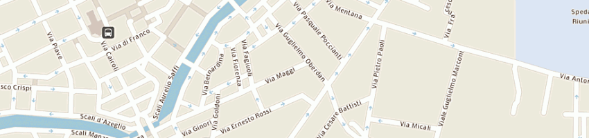 Mappa della impresa elettronica maggi di broggi a LIVORNO