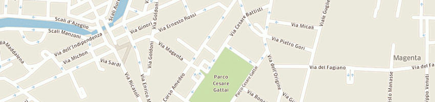 Mappa della impresa bio effeci di consani francesco a LIVORNO
