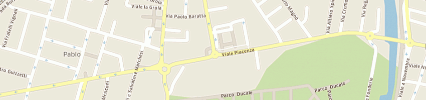 Mappa della impresa hts srl a PARMA