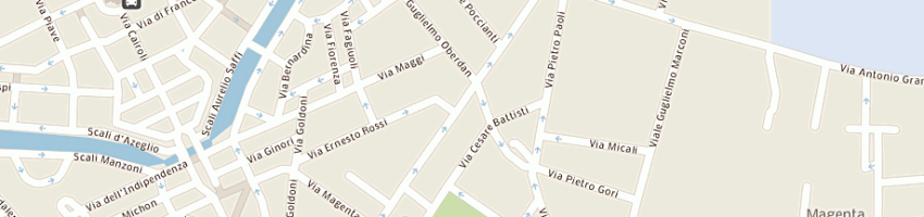 Mappa della impresa anna immobibliare a LIVORNO