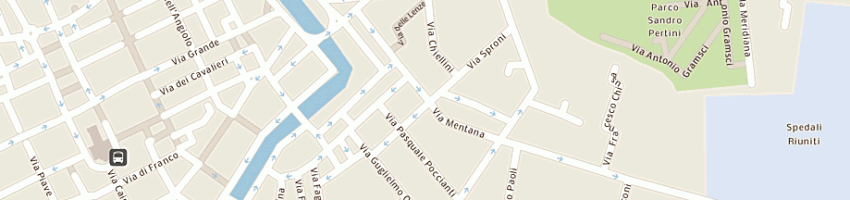 Mappa della impresa nannipieri riccardo a LIVORNO