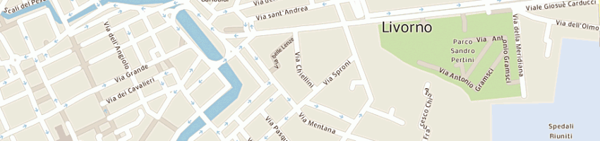 Mappa della impresa raffaelli walter a LIVORNO
