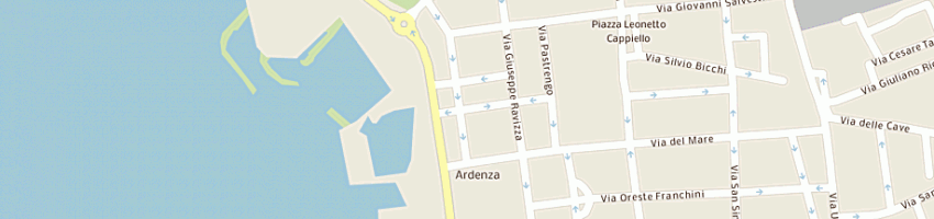 Mappa della impresa poggiolini enzo a LIVORNO