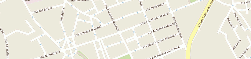 Mappa della impresa minimarket di pancanti patrizia a LIVORNO