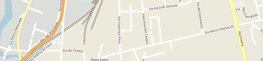 Mappa della impresa ciba srl a LIVORNO