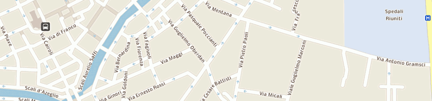 Mappa della impresa bernini andrea a LIVORNO