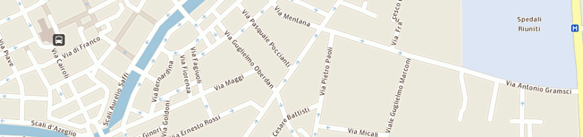Mappa della impresa esse emme di scardino a LIVORNO
