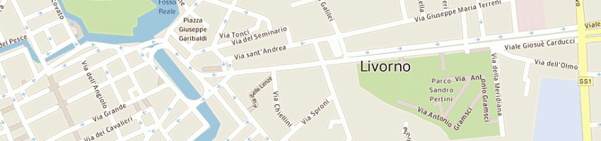 Mappa della impresa ordine avvocati e procuratori a LIVORNO