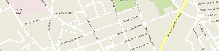 Mappa della impresa simonini fabio a LIVORNO