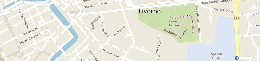 Mappa della impresa mule' giancarlo a LIVORNO