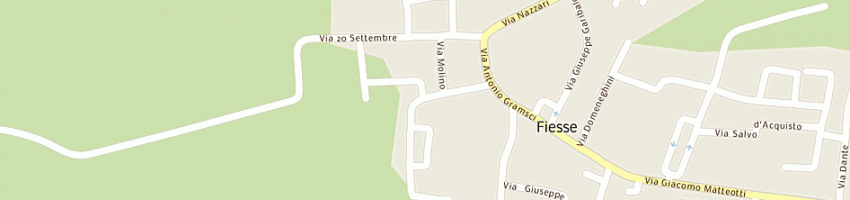 Mappa della impresa scuola materna parrocchiale a FIESSE