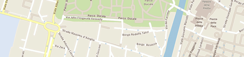 Mappa della impresa iacp a PARMA