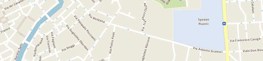 Mappa della impresa floridita snc di bertini paolo e botta teresa a LIVORNO