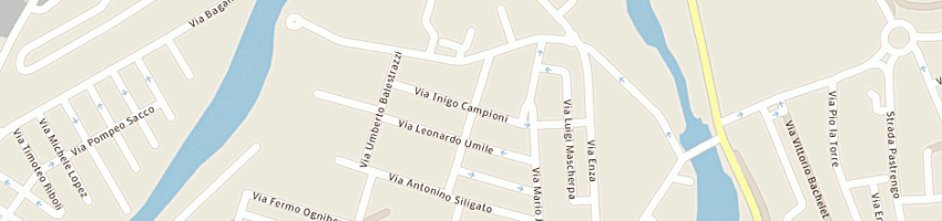 Mappa della impresa fanticini giovanni a PARMA