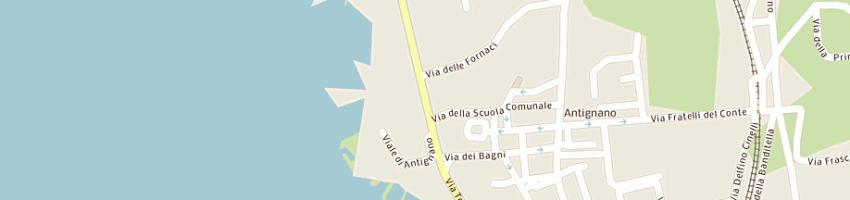 Mappa della impresa ristorante bagni roma a LIVORNO