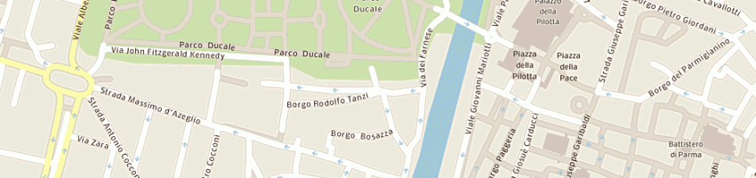 Mappa della impresa corale verdi a PARMA
