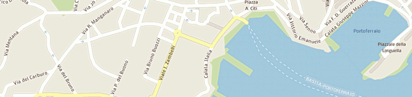Mappa della impresa agenzia marittima viegi giuseppe mirello e c (sas) a PORTOFERRAIO