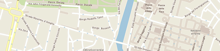 Mappa della impresa santosuosso dario e massimo sas a PARMA