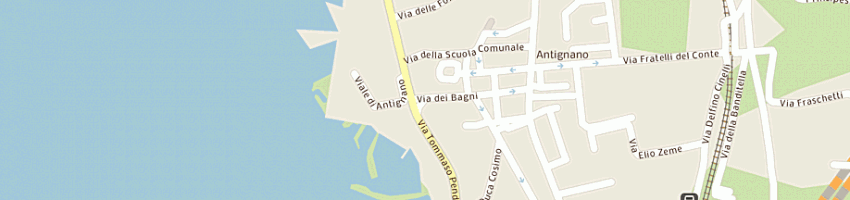Mappa della impresa segurana sas di costanzi a LIVORNO