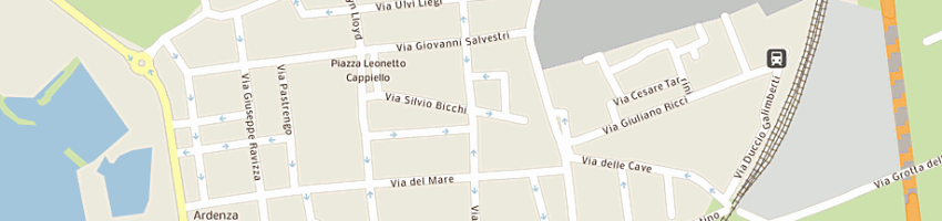Mappa della impresa picanza fabrizio a LIVORNO