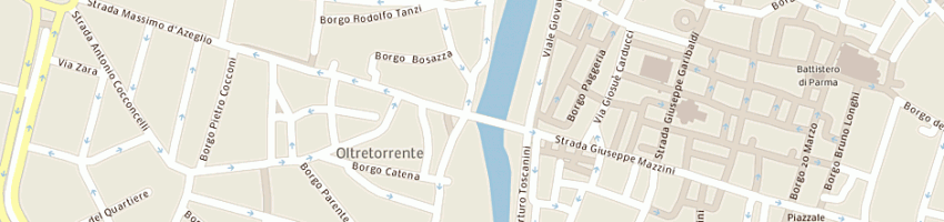Mappa della impresa menotti tatiana e c snc a PARMA
